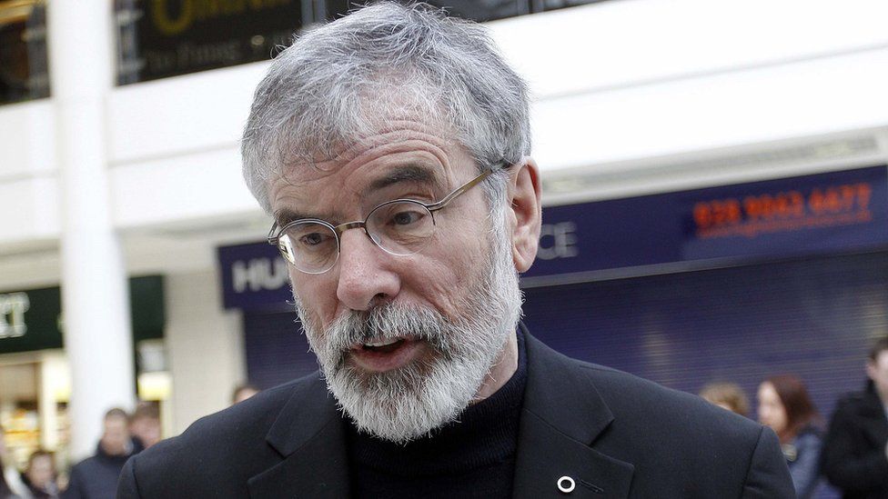 Gerry Adams Profile Of Outgoing SF Leader BBC News