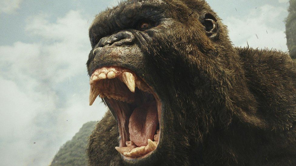 A still of King Kong from the film Kong: Skull Island