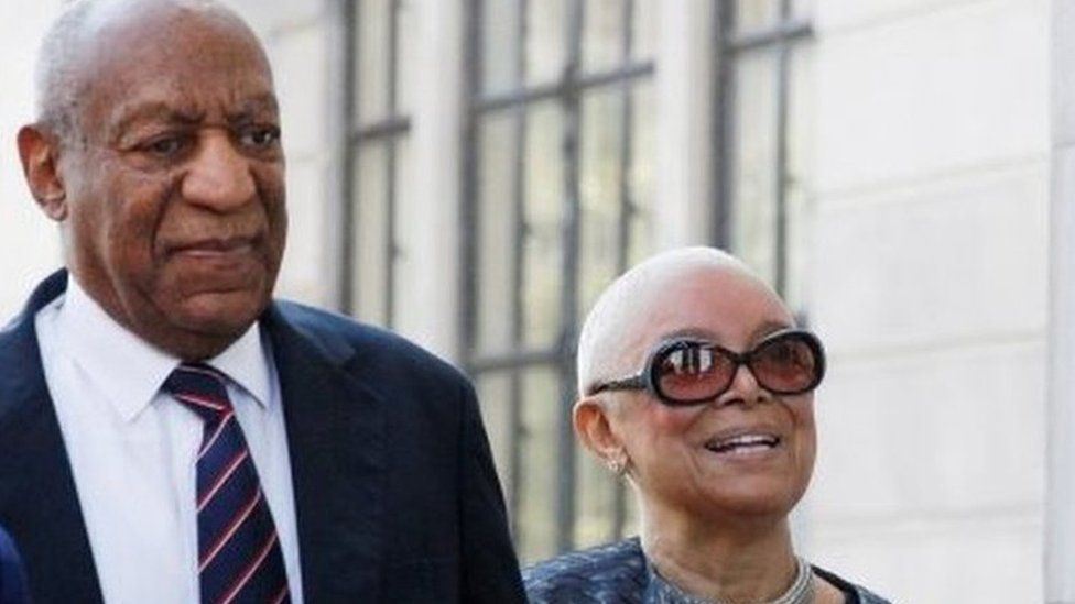 Bill Cosby arrives with his wife, Camille, in Norristown, Pennsylvania.