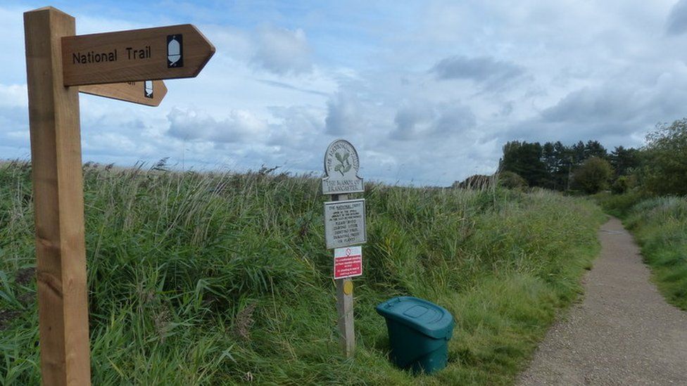 The Norfolk Coast Path at Brancaster