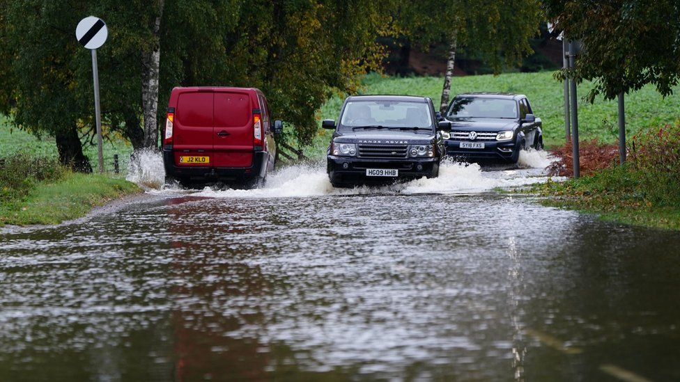 Cars inflood