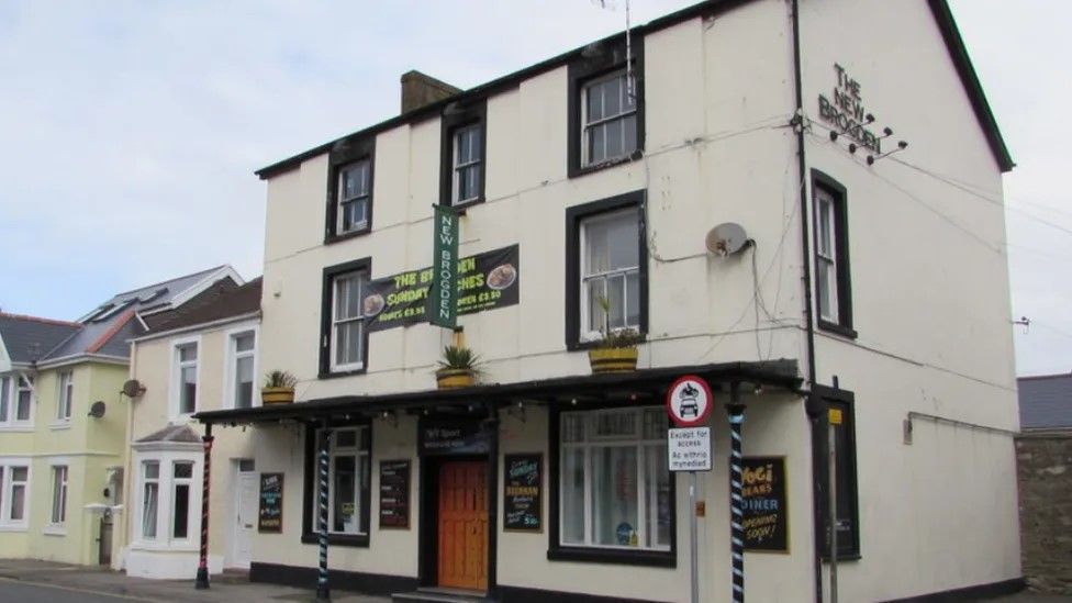 The pub near to where the attack took place in Porthcawl