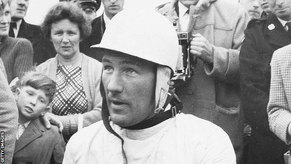 Stirling Moss in his racing days