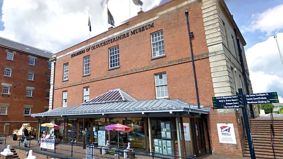 Google Street View of Soldiers of Gloucestershire Museum's new cafe