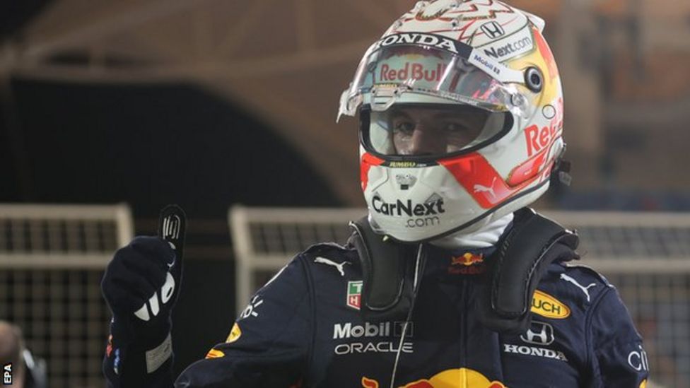 Max Verstappen takes pole position at Bahrain Grand Prix ahead of Lewis ...