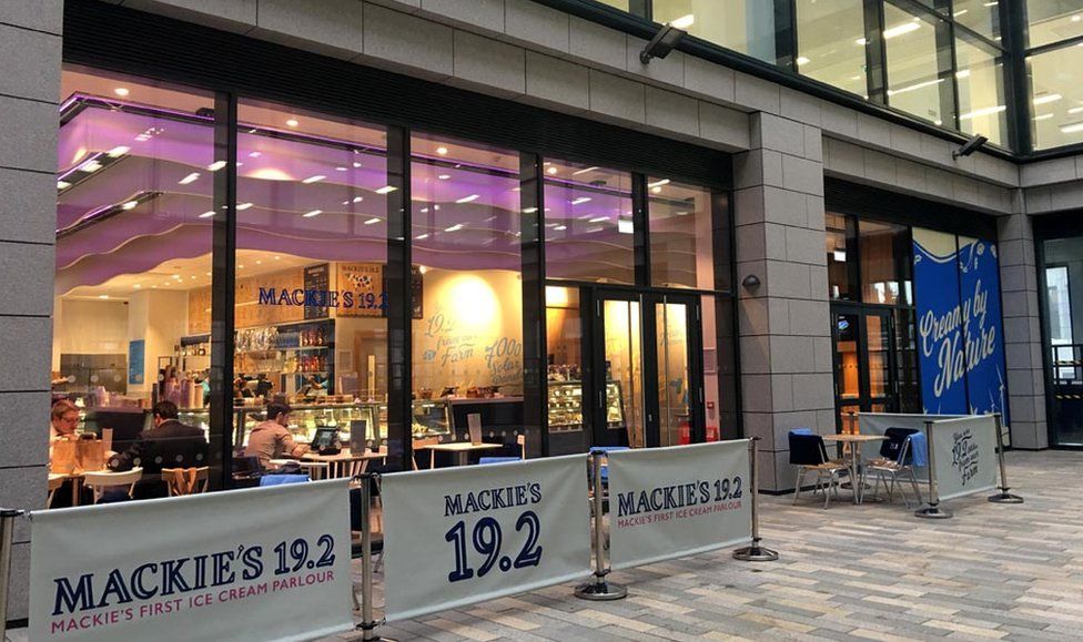 Mackie's parlour scoops first Marischal Square shop spot BBC News