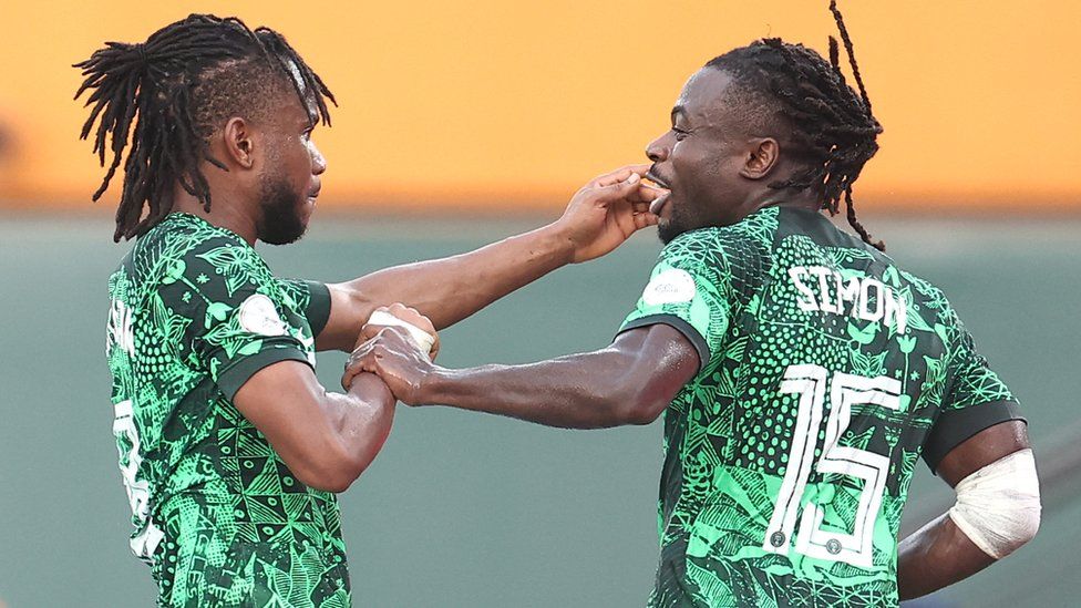 Nigeria duo Ademola Lookman and Moses Simon