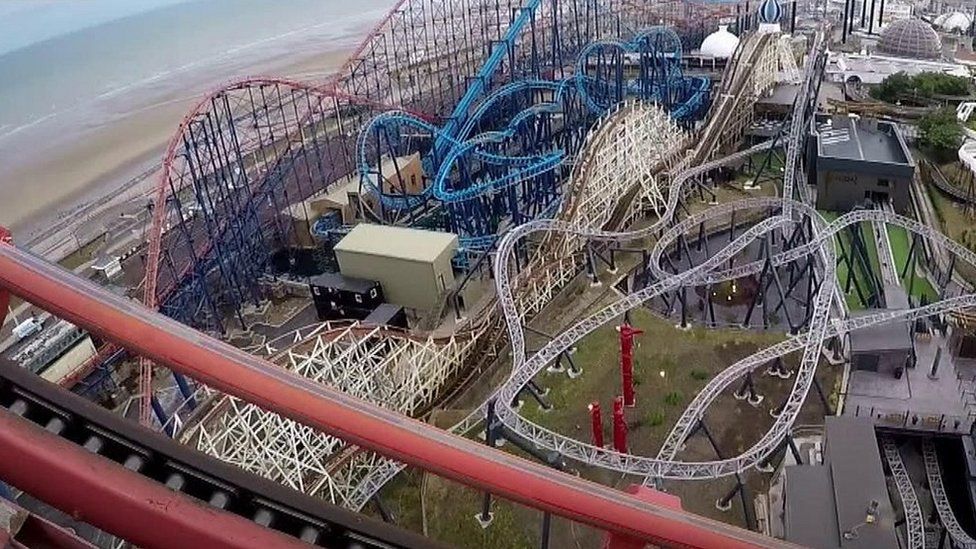 Blackpool Pleasure Beach Super fans snap up Big One track BBC News