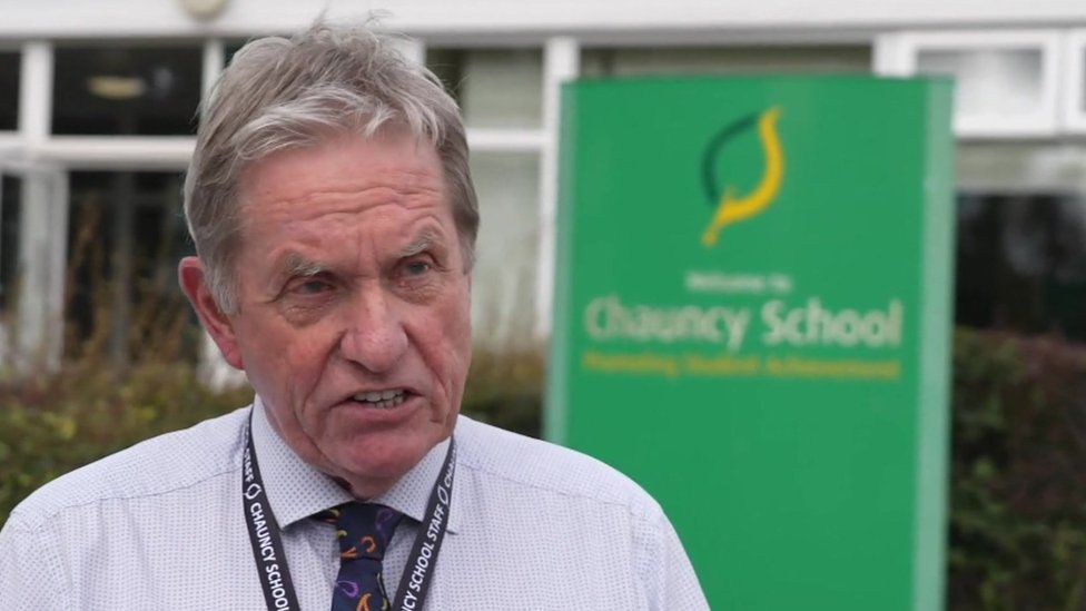 Dennis O'Sullivan, head teacher of Chauncy School in Ware