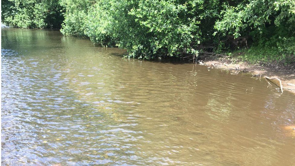 Rhyl beach restrictions after slurry leaks into Afon Bach - BBC News