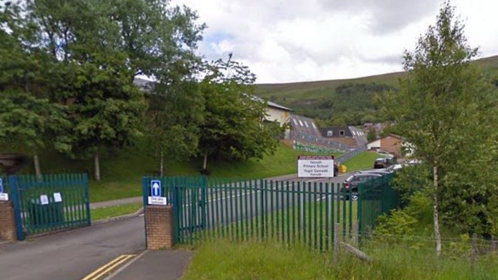 Ystruth Primary School in Blaina