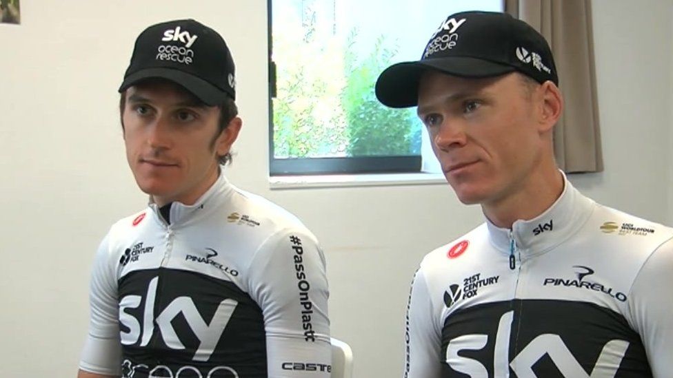 geraint thomas a chris froome