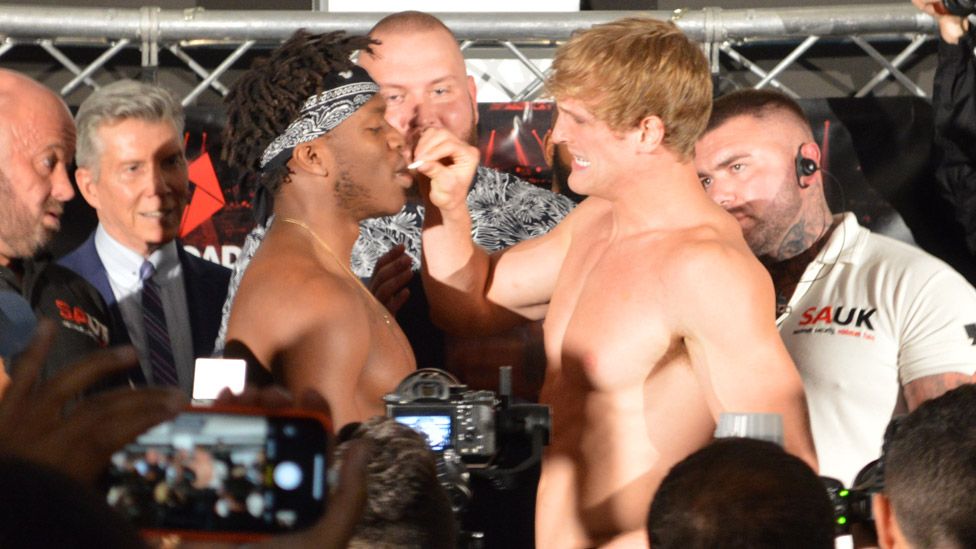 Logan apparently fed KSI chewing gum at the weigh-in