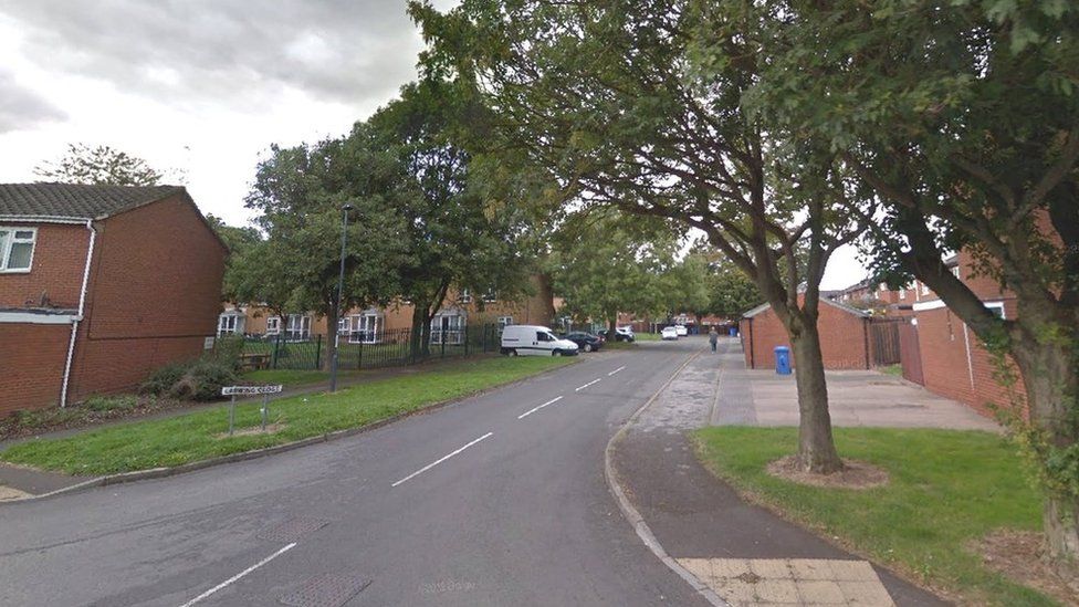 Two deny murder after man found injured in Derby house - BBC News