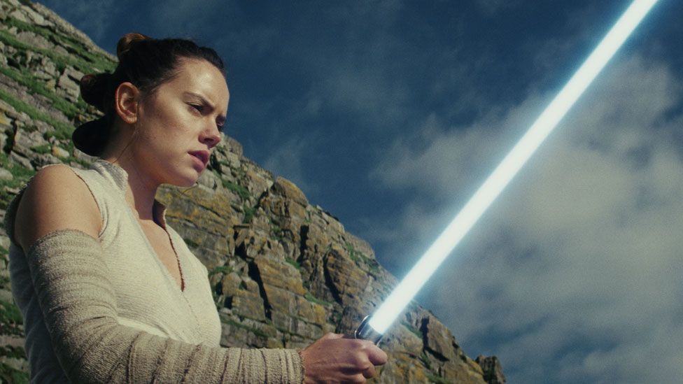 Daisy Ridley in Star Wars: The Last Jedi