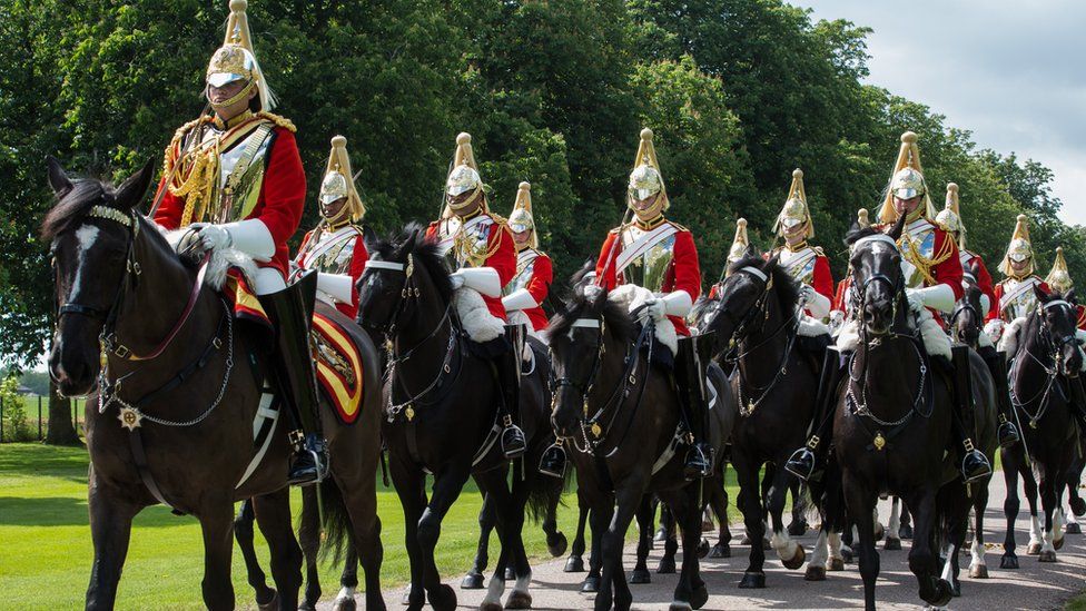 Household Cavalry Mounted Regiment in Windsor