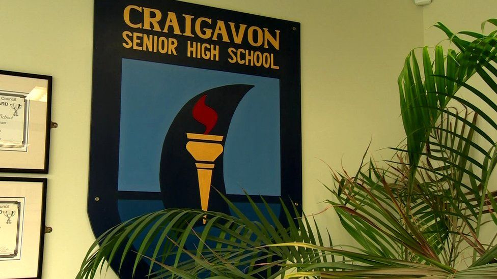 Craigavon Senior High School school plaque