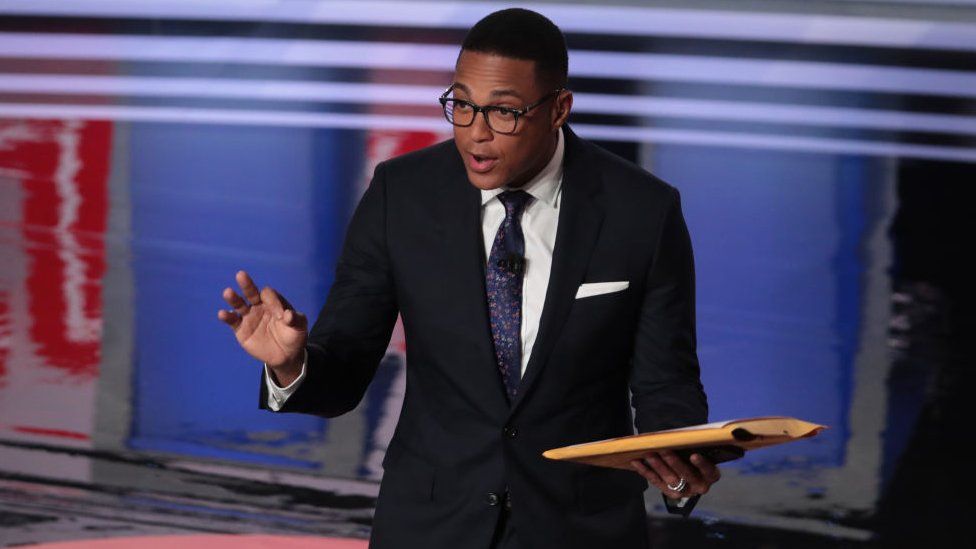 Don Lemon during a CNN broadcast