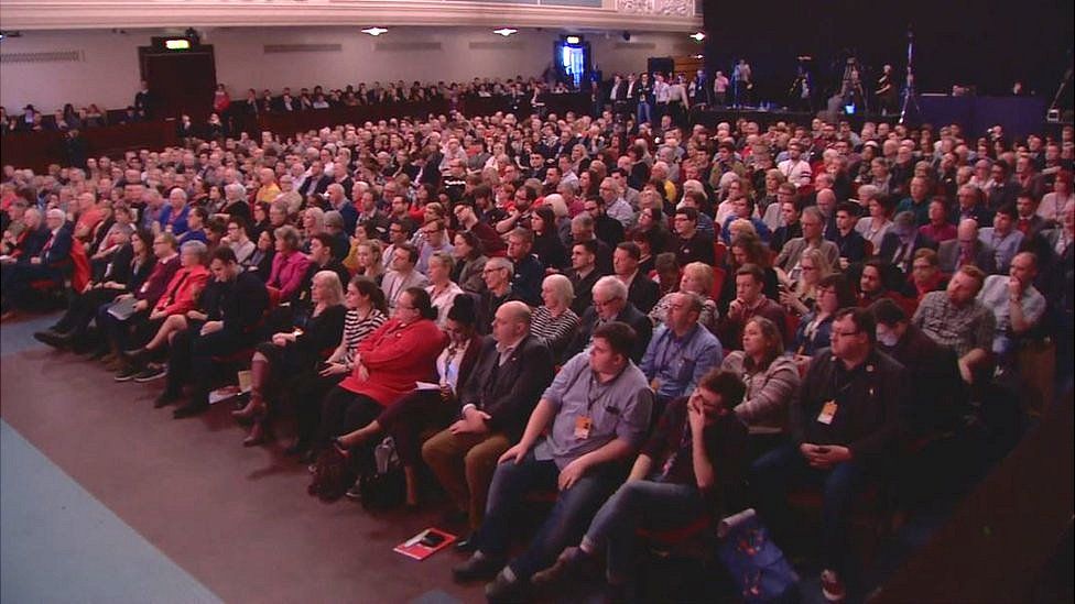 Labour conference crowd