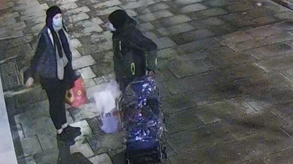 The couple pictured near Adler Street on the night they were last seen