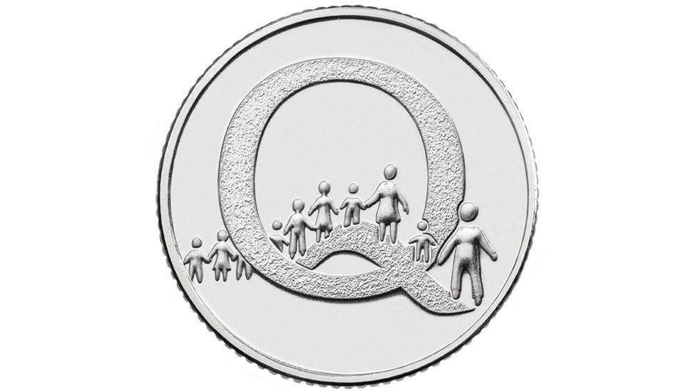 New queuing design 10p coin