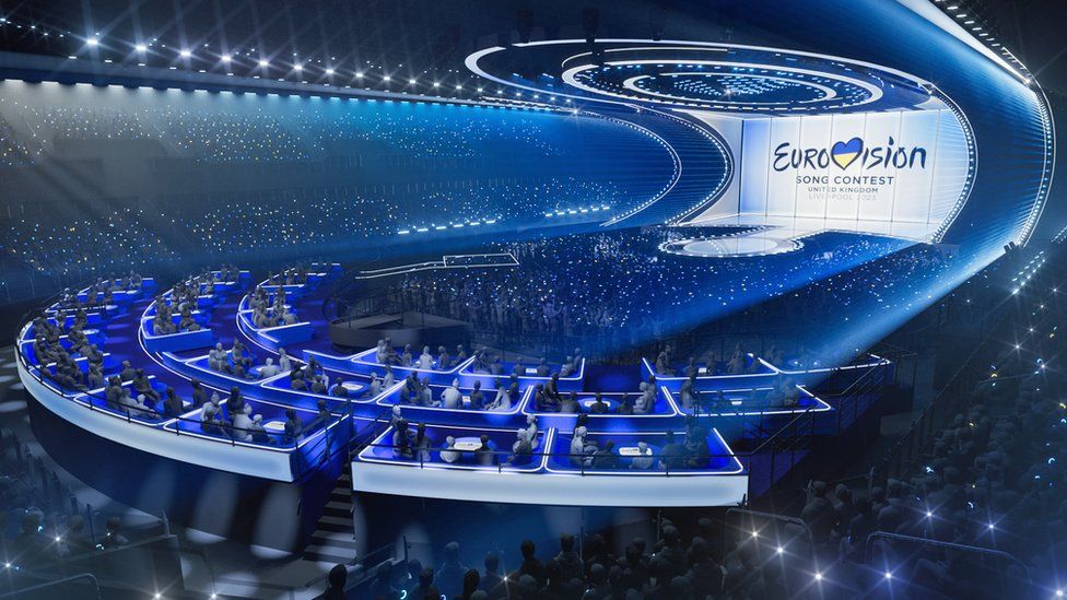 Eurovision Liverpool stage inspired by a wide hug BBC says BBC