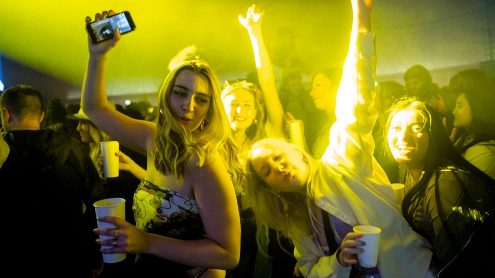 Fans at Sefton Park gig in Liverpool