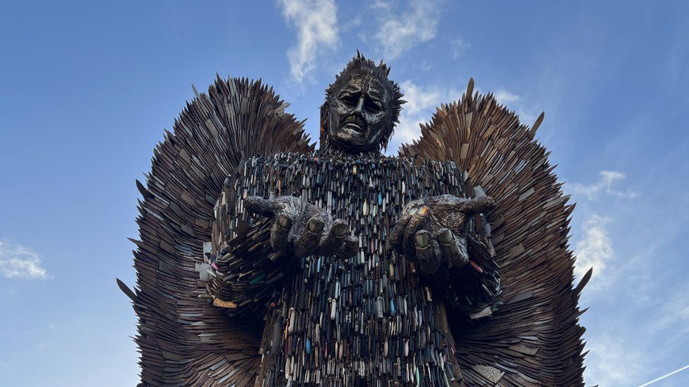 The Knife Angel sculpture