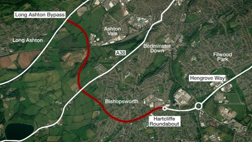 South Bristol Link Road opens to users BBC News