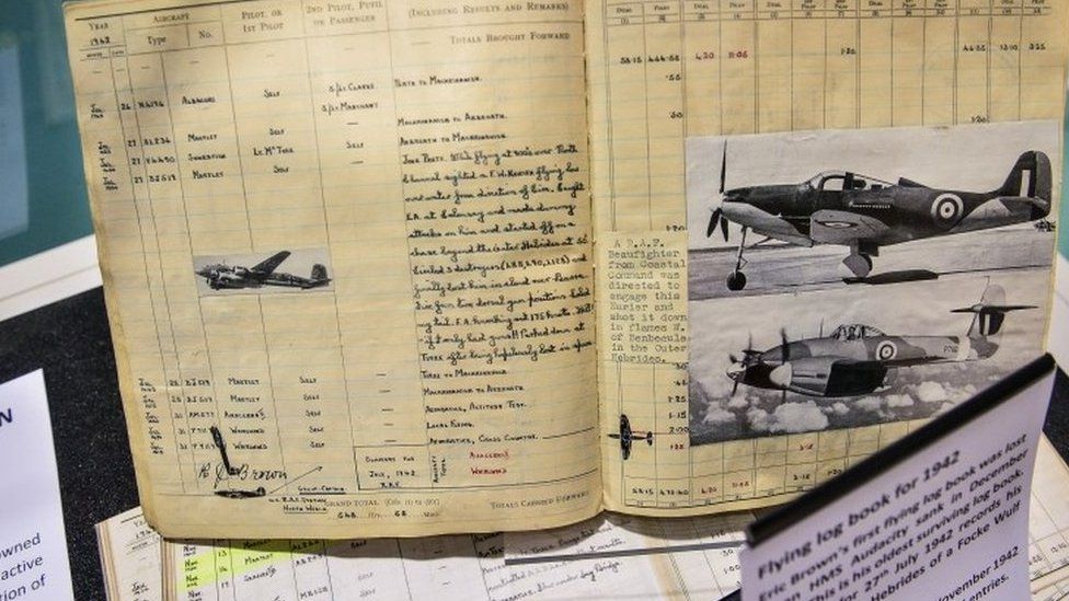 Flight log book