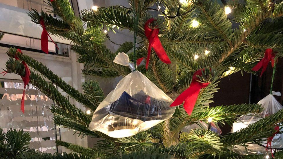 Condom Christmas tree