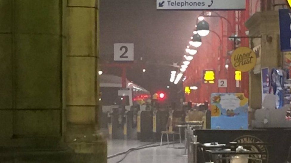 London Marylebone Station closed after train fire BBC News