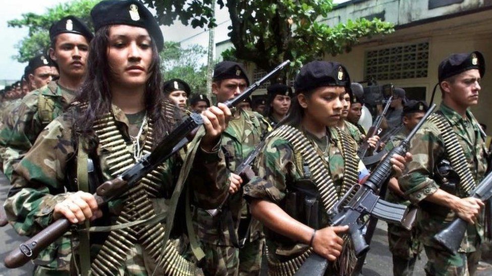 Farc rebels, 2001