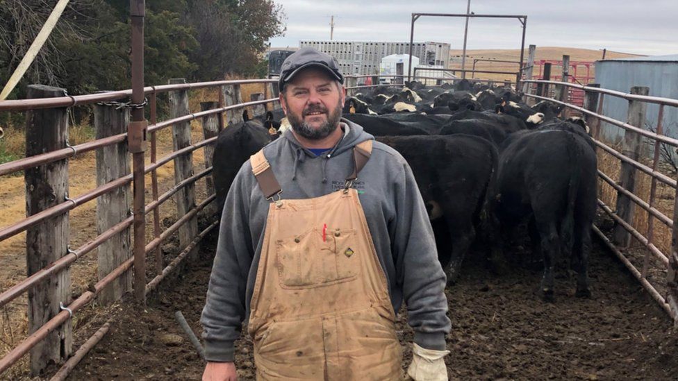 Brett Kenzy runs a cattle ranch in South Dakota