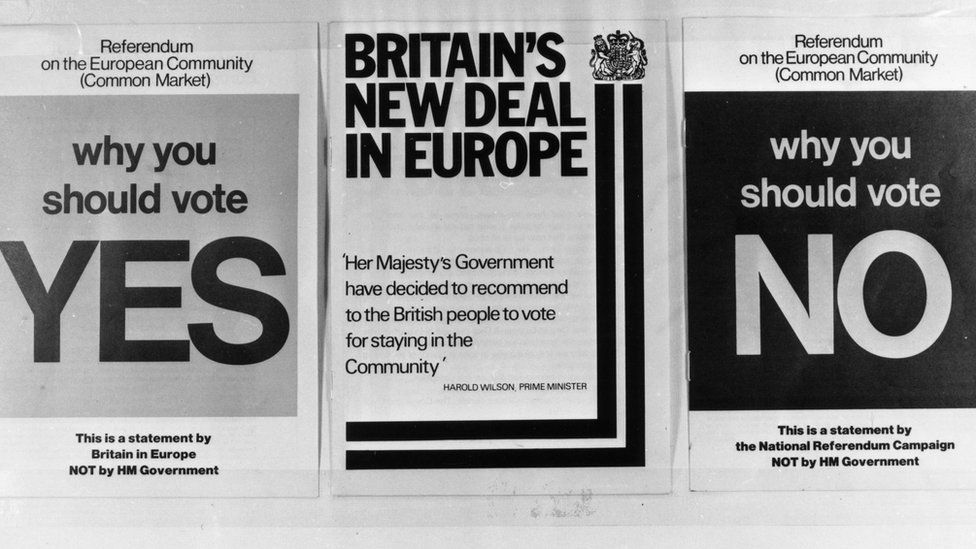 Eu Referendum 1975 And 2016 A Tale Of Two Campaigns Bbc News