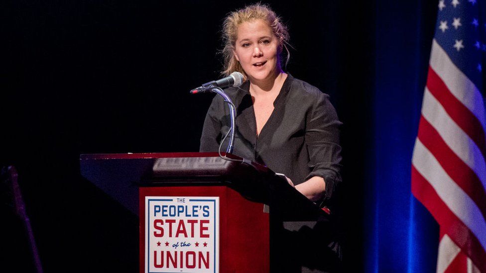 Amy Schumer at the people's state of the union