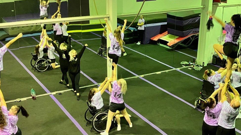 Bristol inclusive cheerleading team in world championships BBC News