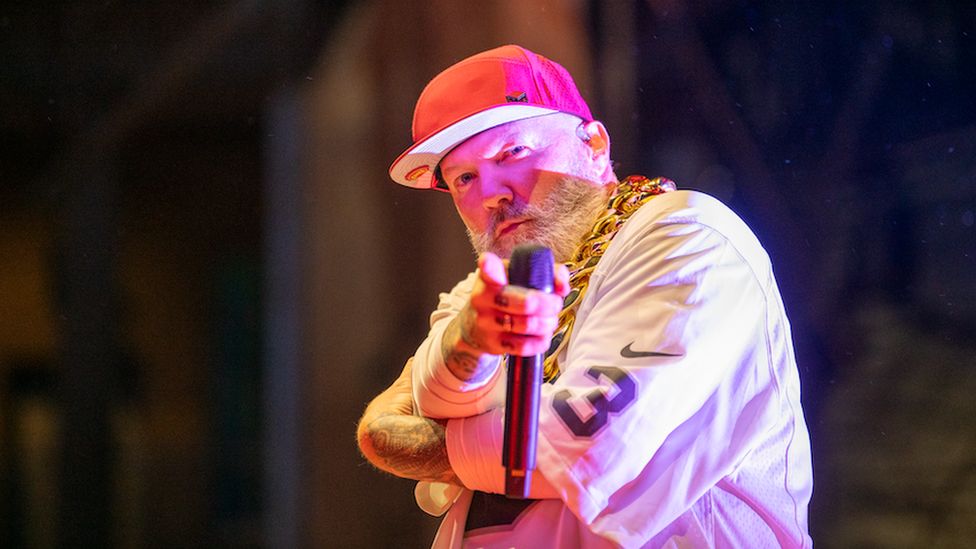 Fred Durst at the Piece Hall