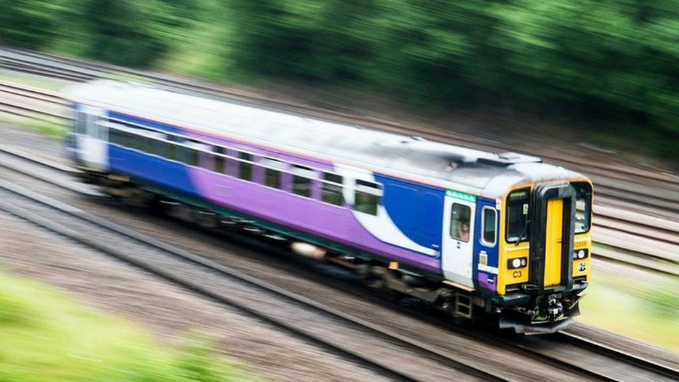 Stock image of a Northern train