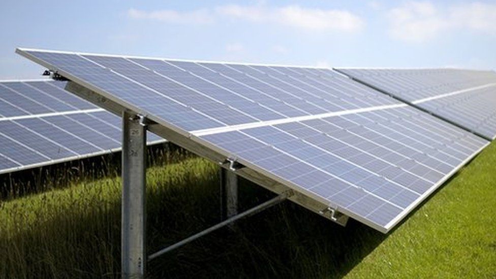 Tredegar solar park approved despite 'landscape' concerns BBC News