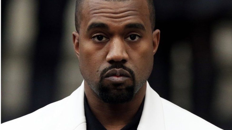 US rapper Kanye West
