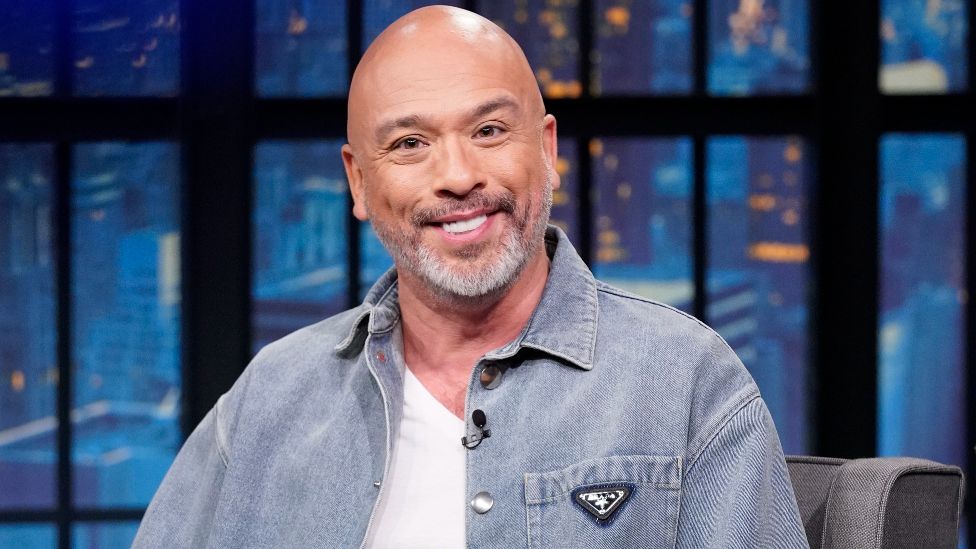 Comic Jo Koy during an interview with host Seth Meyers on September 14, 2022
