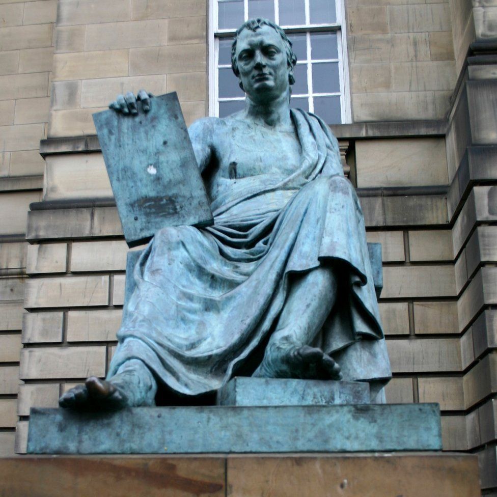 Statue of David Hume