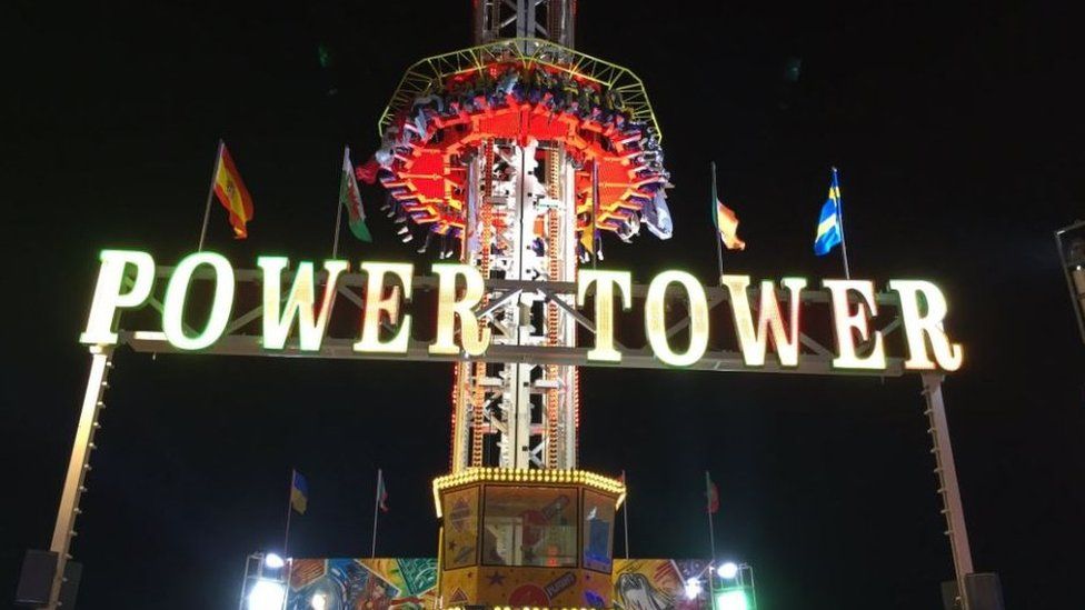 Power Tower ride at Hull fair