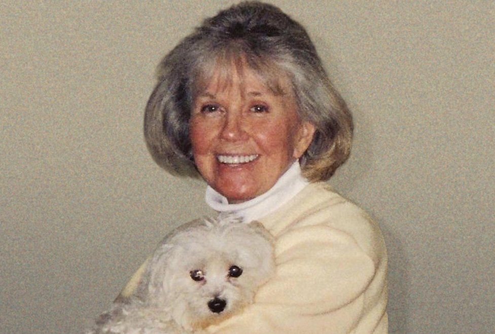 Sony Music undated handout photo of Hollywood legend Doris Day holding her dog Duffy in a publicity shot for her first studio album of new material in 17 years Â­ My Heart,