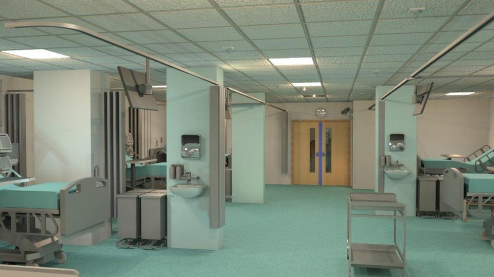 Image of the planned short stay unit at the new children's A&E department