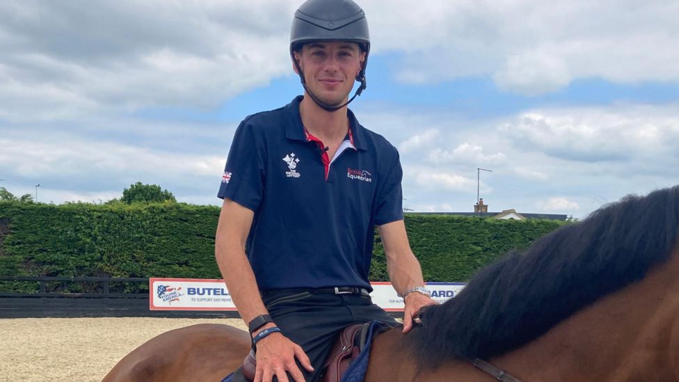 Northants showjumper Joe Stockdale 'excited' by Olympic selection - BBC ...