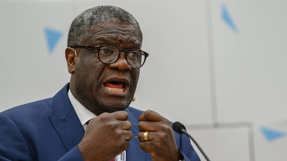Nobel Peace Prize laureate Dennis Mukwege