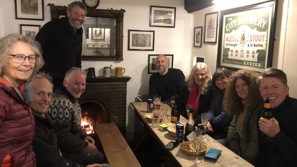 Community action group in their pub