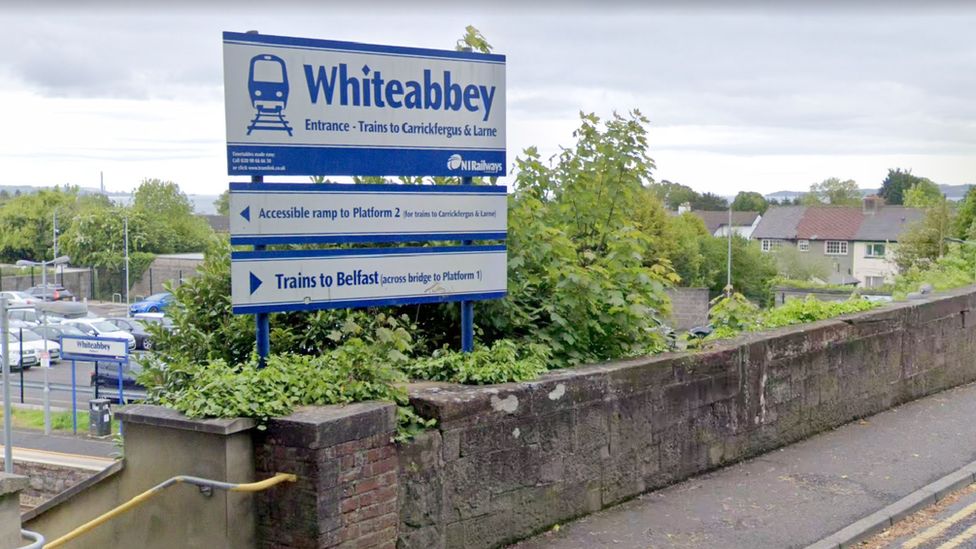 Whiteabbey Boy knocked unconscious in train station attack BBC News